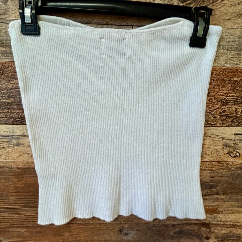 ASOS Strapless Ribbed Top - Picture 3 of 6